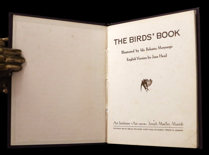 1934 Scarce First English Edition - THE BIRDS' BOOK illustrated by Ida Bohatta Morpurgo.