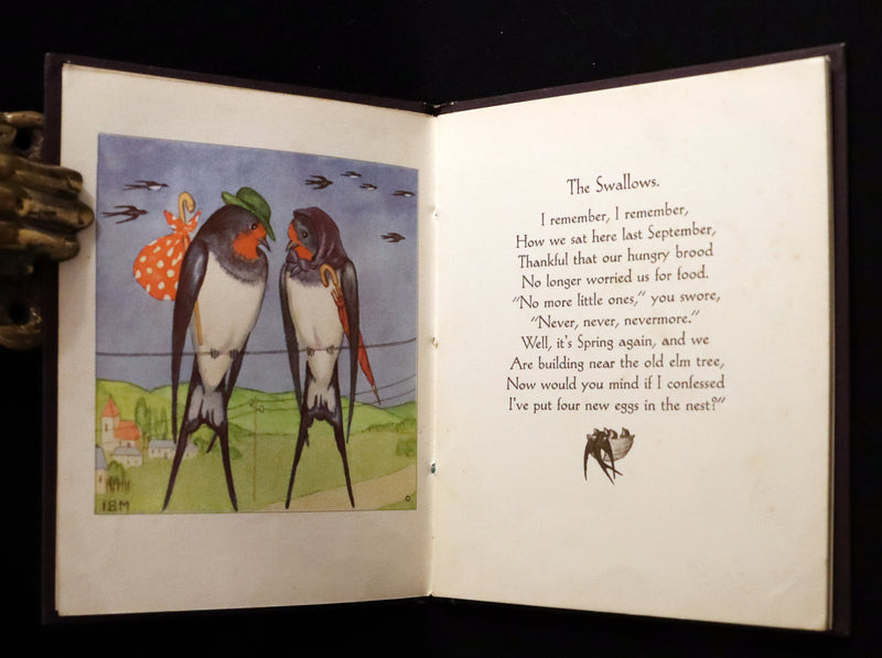 1934 Scarce First English Edition - THE BIRDS' BOOK illustrated by Ida Bohatta Morpurgo.