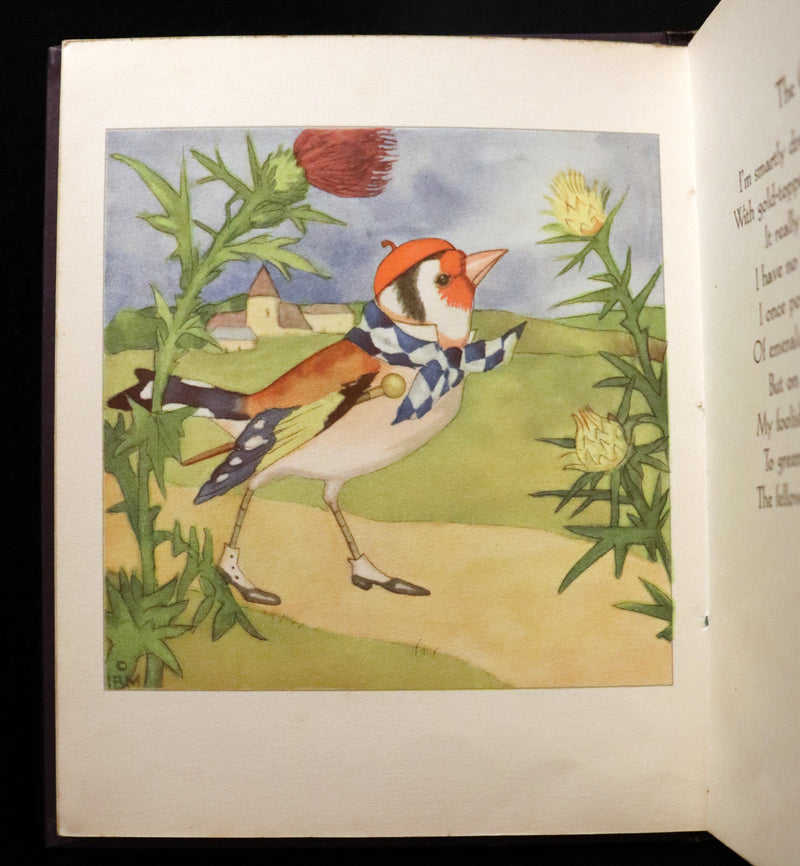 1934 Scarce First English Edition - THE BIRDS' BOOK illustrated by Ida Bohatta Morpurgo.