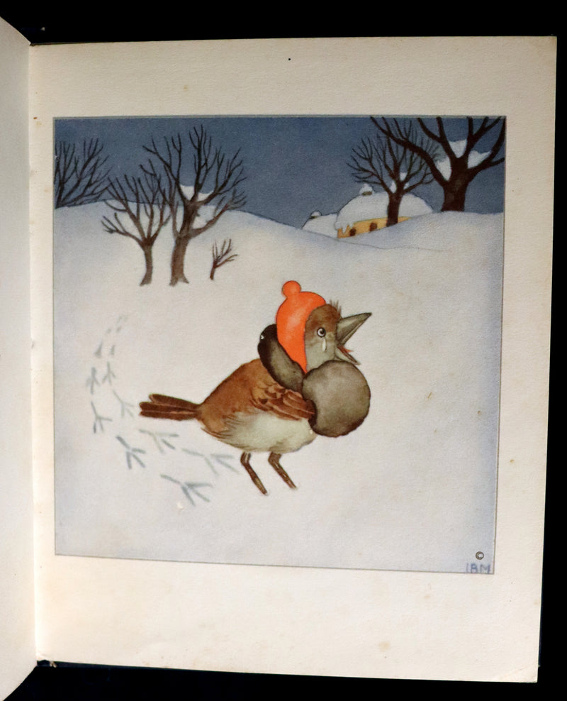1934 Scarce First English Edition - THE BIRDS' BOOK illustrated by Ida Bohatta Morpurgo.