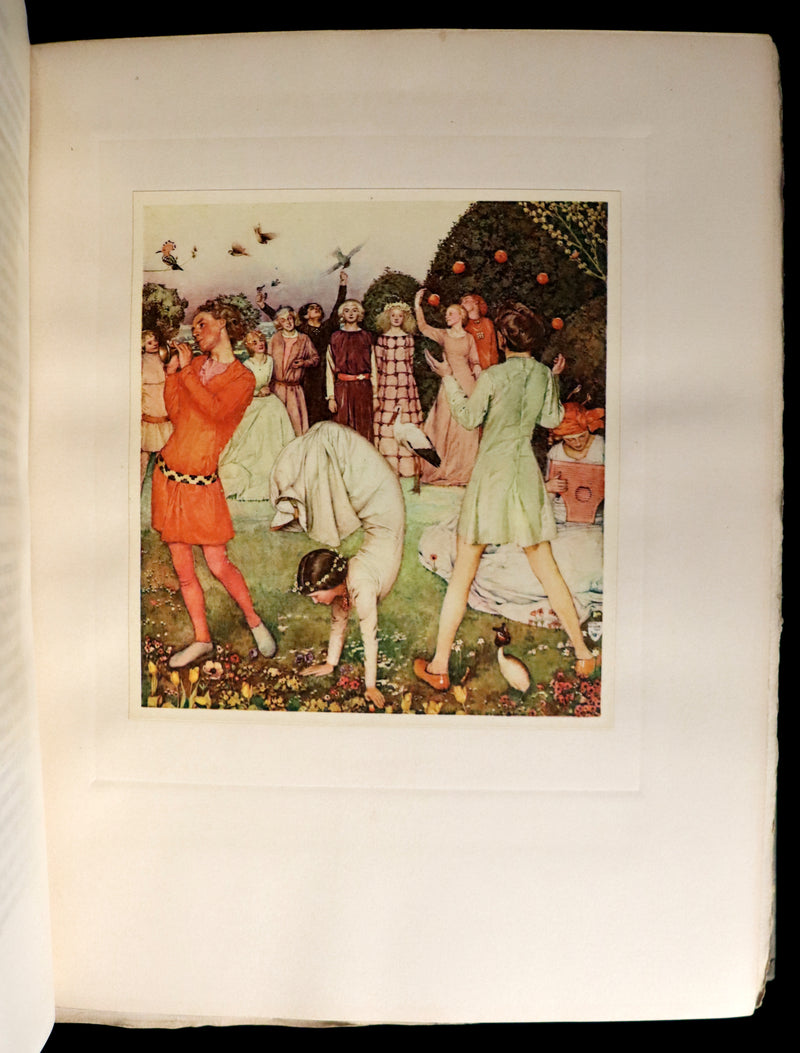 1911 First Illustrated Edition by Keith Henderson - The Romaunt of the Rose by Chaucer. A Medieval Poem.