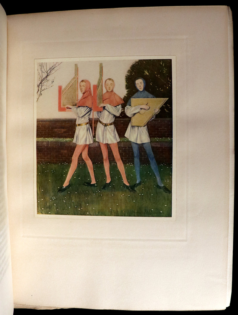 1911 First Illustrated Edition by Keith Henderson - The Romaunt of the Rose by Chaucer. A Medieval Poem.