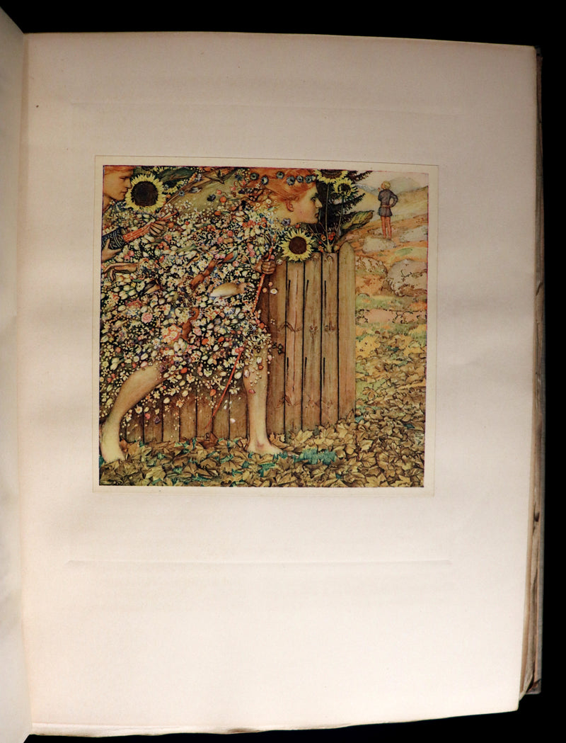 1911 First Illustrated Edition by Keith Henderson - The Romaunt of the Rose by Chaucer. A Medieval Poem.