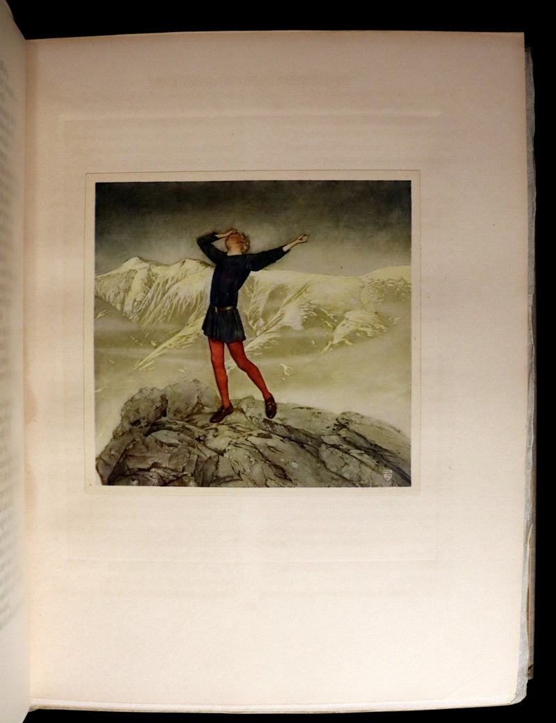 1911 First Illustrated Edition by Keith Henderson - The Romaunt of the Rose by Chaucer. A Medieval Poem.