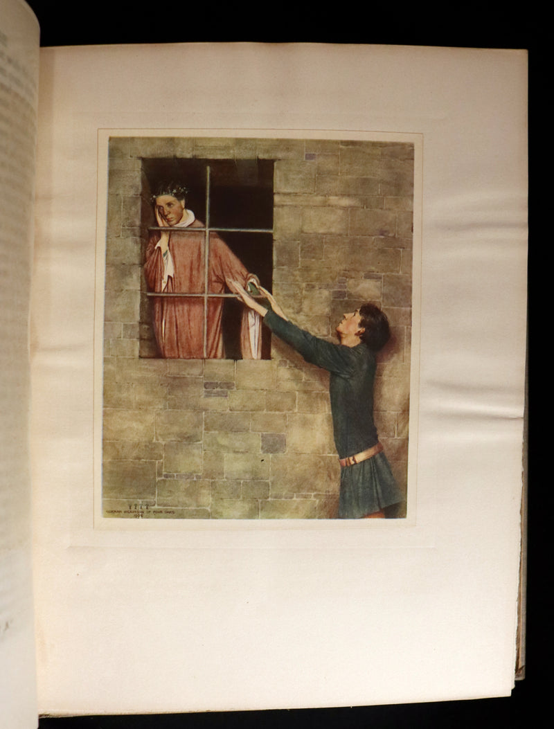 1911 First Illustrated Edition by Keith Henderson - The Romaunt of the Rose by Chaucer. A Medieval Poem.