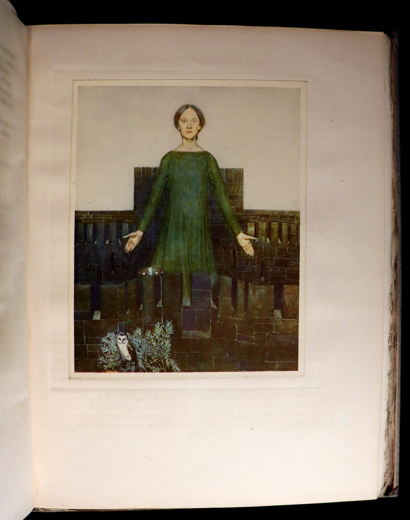 1911 First Illustrated Edition by Keith Henderson - The Romaunt of the Rose by Chaucer. A Medieval Poem.