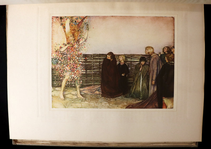 1911 First Illustrated Edition by Keith Henderson - The Romaunt of the Rose by Chaucer. A Medieval Poem.