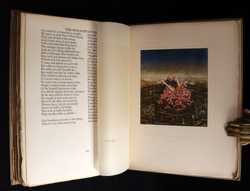 1911 First Illustrated Edition by Keith Henderson - The Romaunt of the Rose by Chaucer. A Medieval Poem.