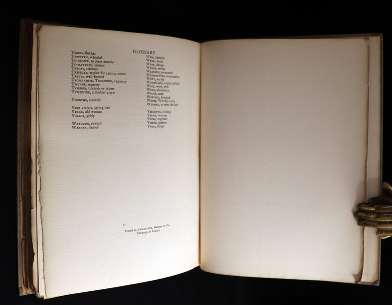 1911 First Illustrated Edition by Keith Henderson - The Romaunt of the Rose by Chaucer. A Medieval Poem.