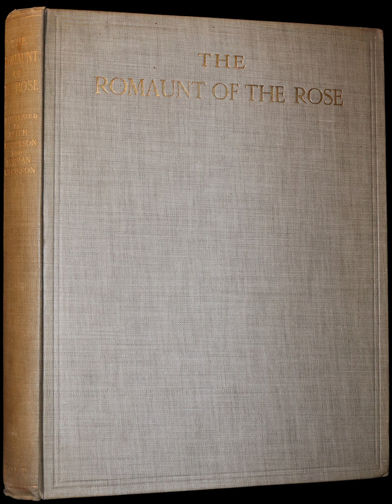 1911 First Illustrated Edition by Keith Henderson - The Romaunt of the Rose by Chaucer. A Medieval Poem.