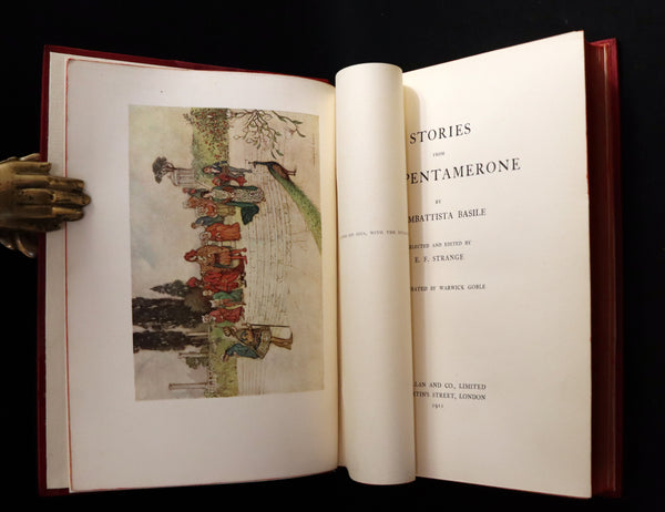 1911 Rare First Edition - STORIES from the PENTAMERONE Illustrated by Warwick GOBLE. Neapolitan Fairy Tale.