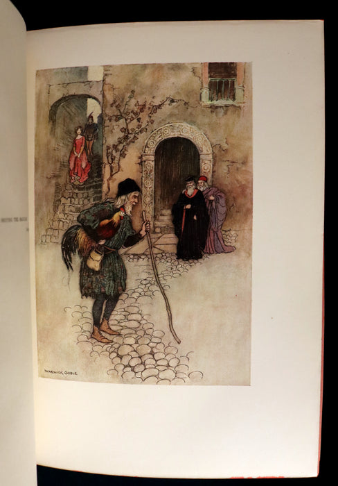 1911 Rare First Edition - STORIES from the PENTAMERONE Illustrated by Warwick GOBLE. Neapolitan Fairy Tale.