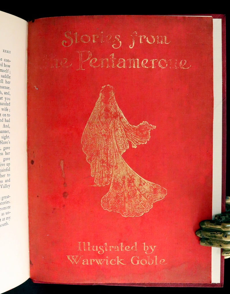 1911 Rare First Edition - STORIES from the PENTAMERONE Illustrated by Warwick GOBLE. Neapolitan Fairy Tale.