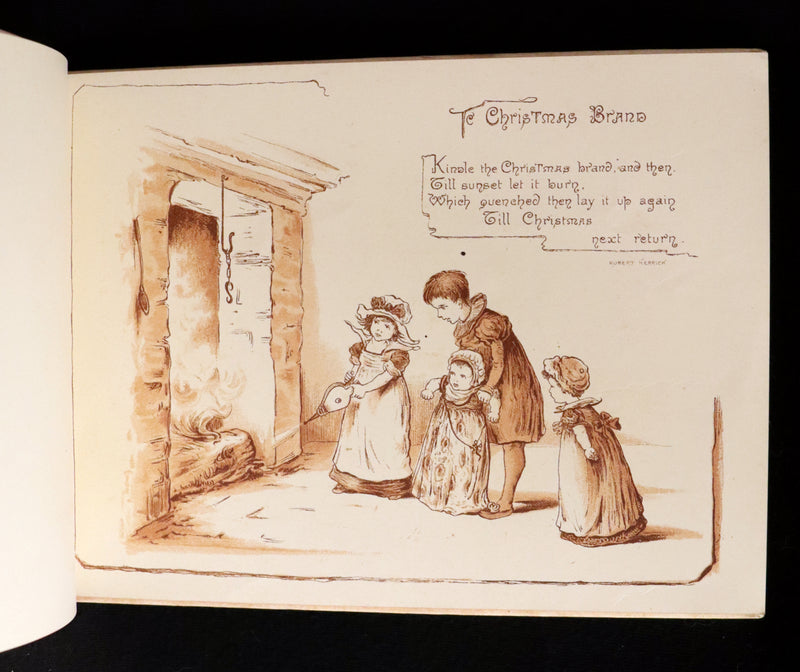 1883 Scarce Victorian Book -  Pictures from the Poets illustrated by T. Pym (Clara Creed). First Edition.