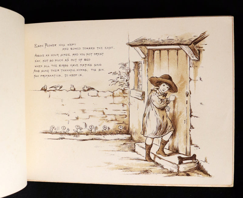 1883 Scarce Victorian Book -  Pictures from the Poets illustrated by T. Pym (Clara Creed). First Edition.