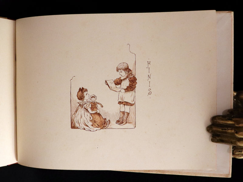 1883 Scarce Victorian Book -  Pictures from the Poets illustrated by T. Pym (Clara Creed). First Edition.