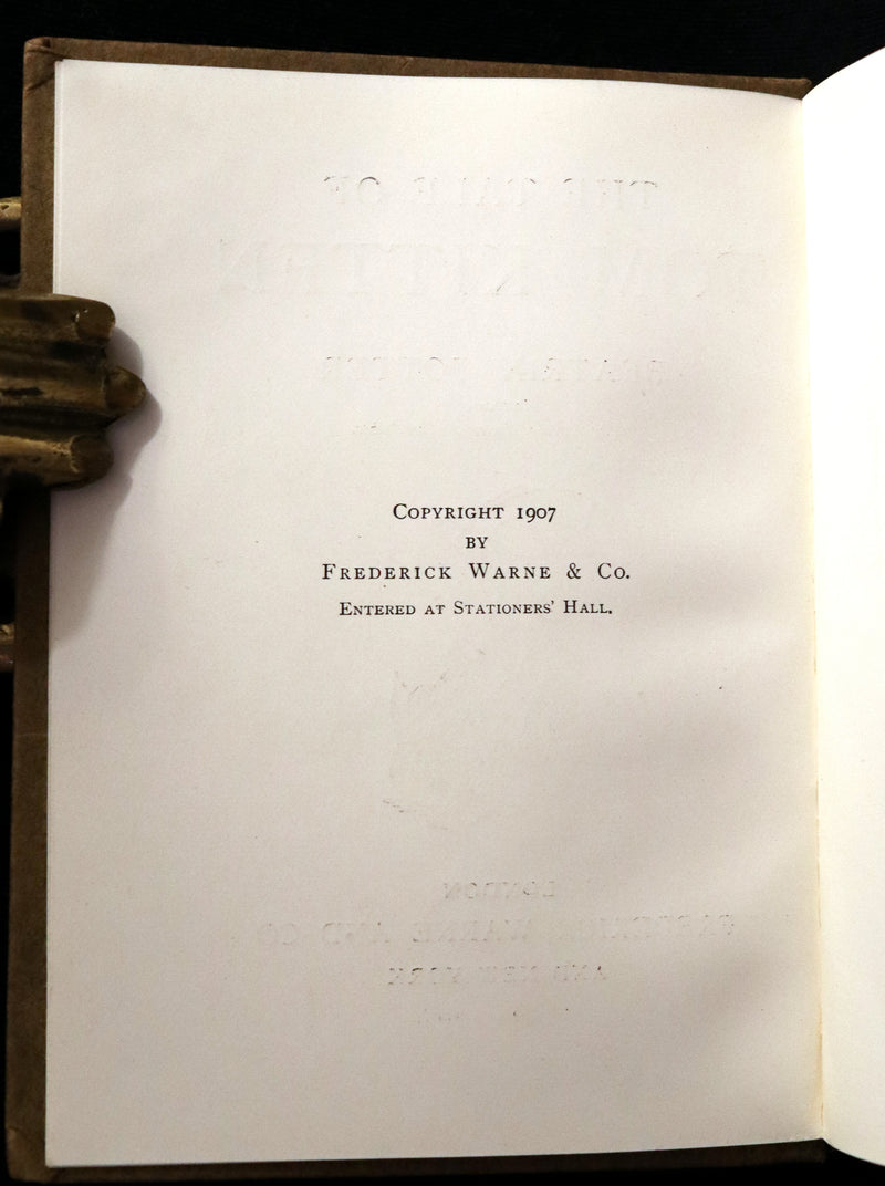 1909 Rare Book - Beatrix Potter - The Tale of Tom Kitten. Early Edition.