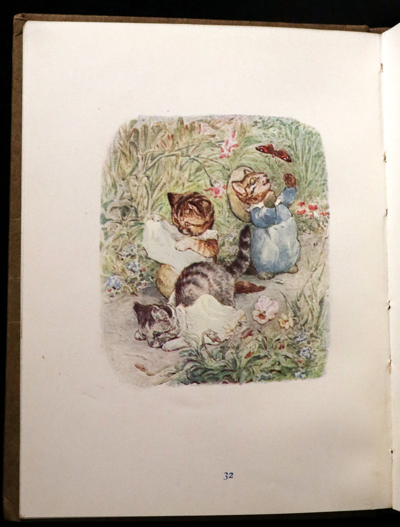 1909 Rare Book - Beatrix Potter - The Tale of Tom Kitten. Early Edition.