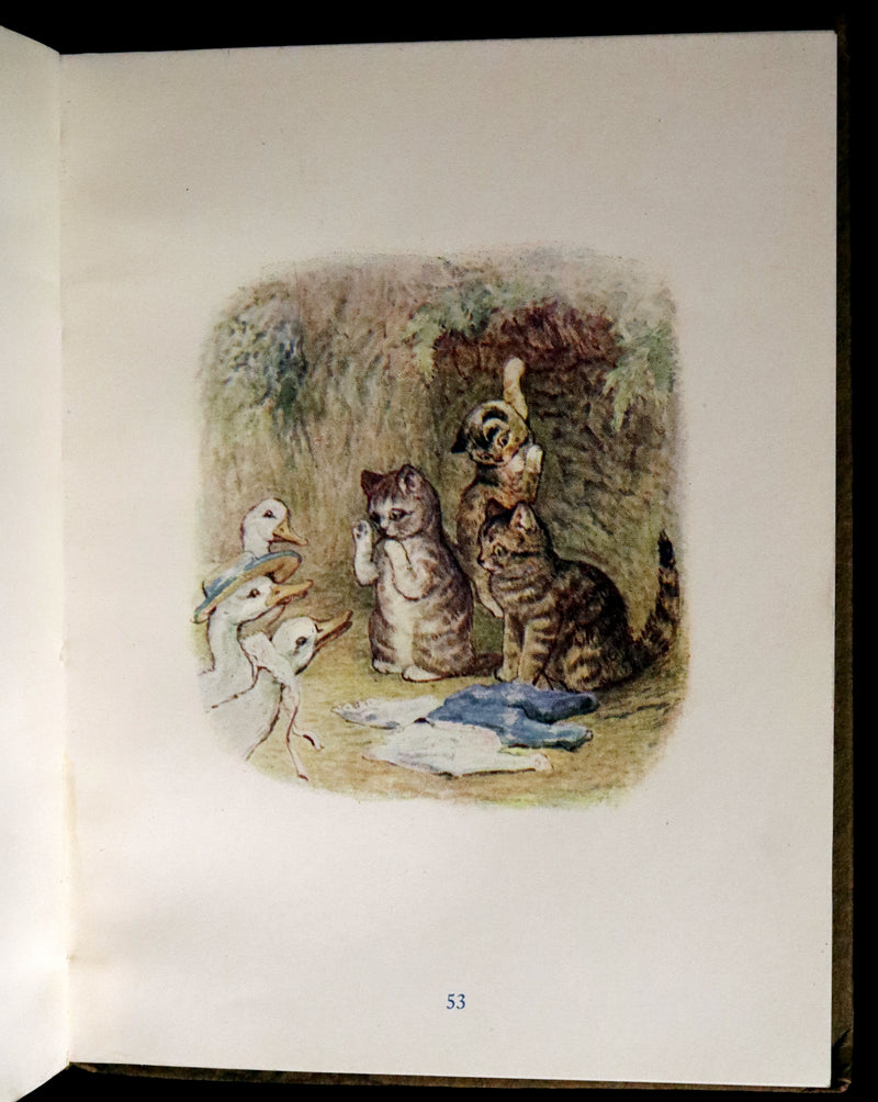 1909 Rare Book - Beatrix Potter - The Tale of Tom Kitten. Early Edition.