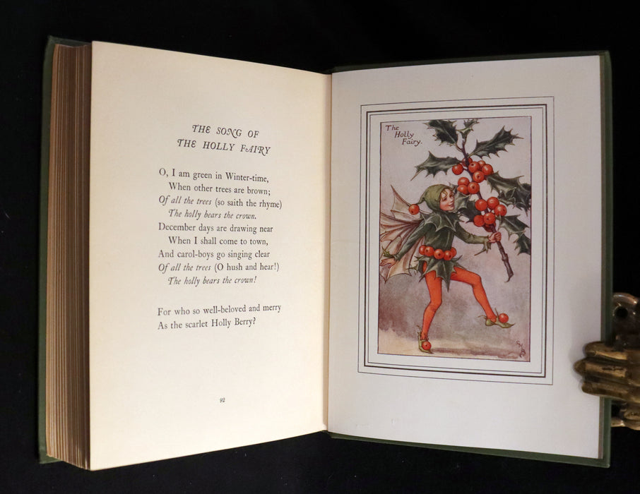 1930 Rare Book - Cicely Mary Barker - THE BOOK OF THE FLOWER FAIRIES. First Edition.