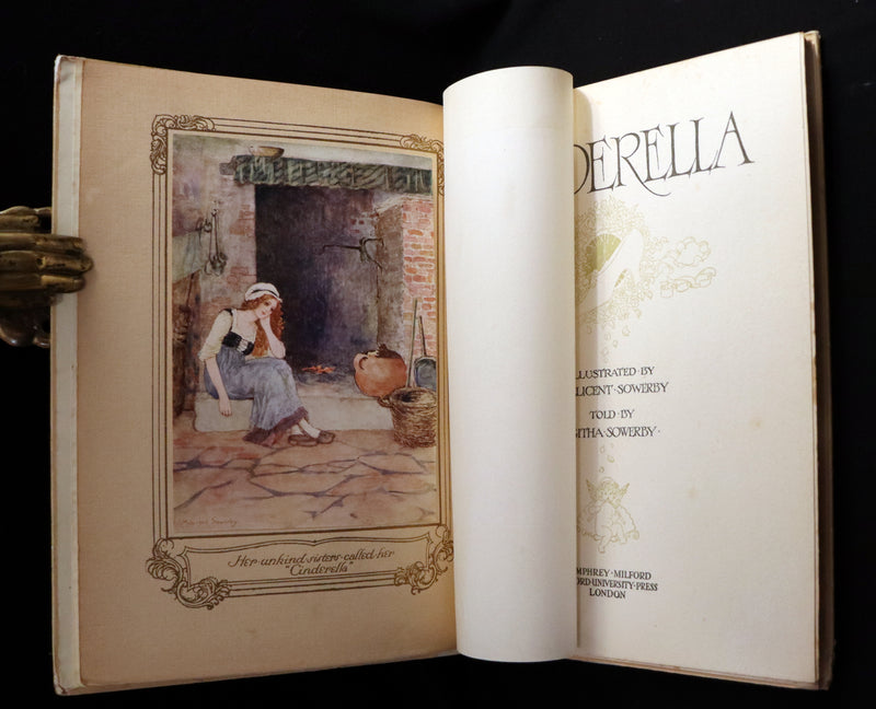 1927 Scarce First Edition - CINDERELLA told by Githa Sowerby & Illustrated by Millicent Sowerby.