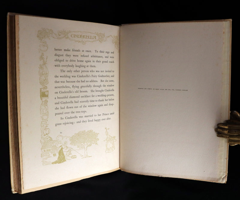 1927 Scarce First Edition - CINDERELLA told by Githa Sowerby & Illustrated by Millicent Sowerby.