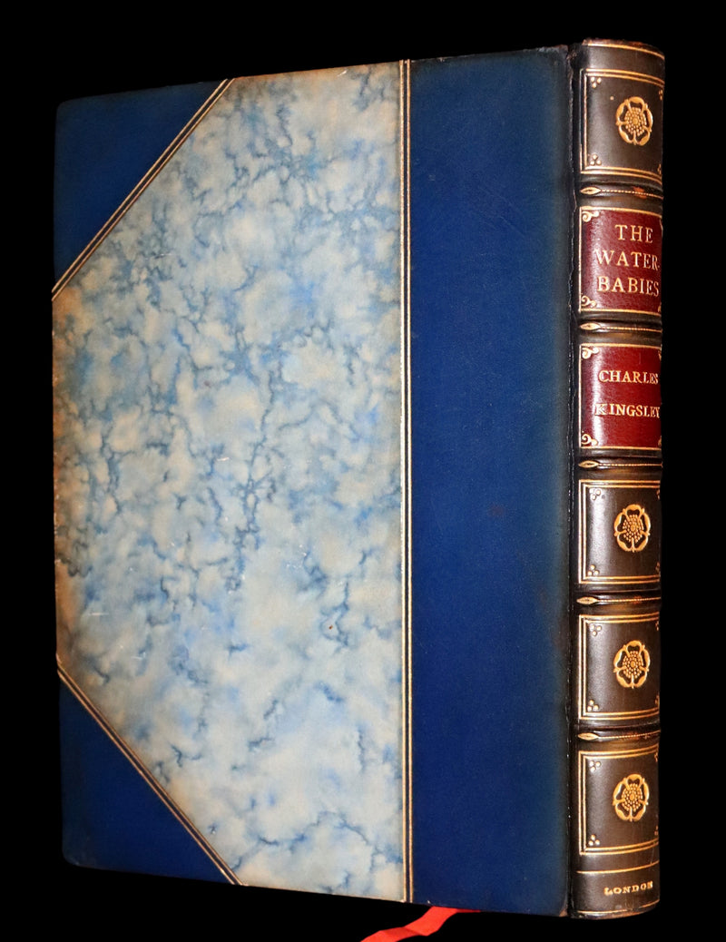 1912 Rare First illustrated Edition by Ethel F. Everett - The Water-Babies Fairy Tale for a Land-Baby.