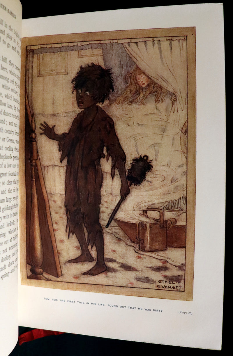 1912 Rare First illustrated Edition by Ethel F. Everett - The Water-Babies Fairy Tale for a Land-Baby.