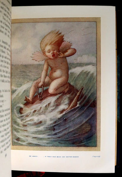 1912 Rare First illustrated Edition by Ethel F. Everett - The Water-Babies Fairy Tale for a Land-Baby.