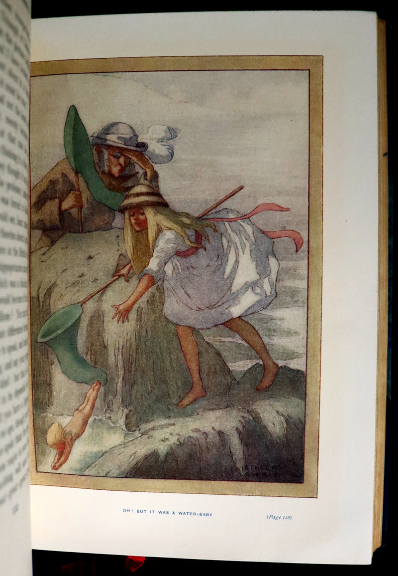 1912 Rare First illustrated Edition by Ethel F. Everett - The Water-Babies Fairy Tale for a Land-Baby.