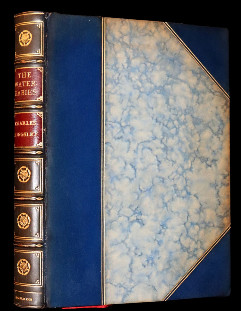 1912 Rare First illustrated Edition by Ethel F. Everett - The Water-Babies Fairy Tale for a Land-Baby.