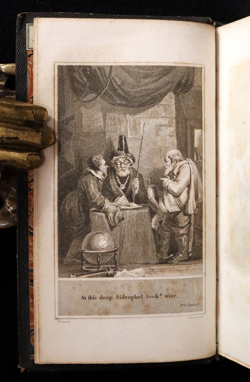 1817 Rare Knightly Adventures Book - HUDIBRAS, in Three Parts, written in the Time of the Late Wars by Samuel Butler.