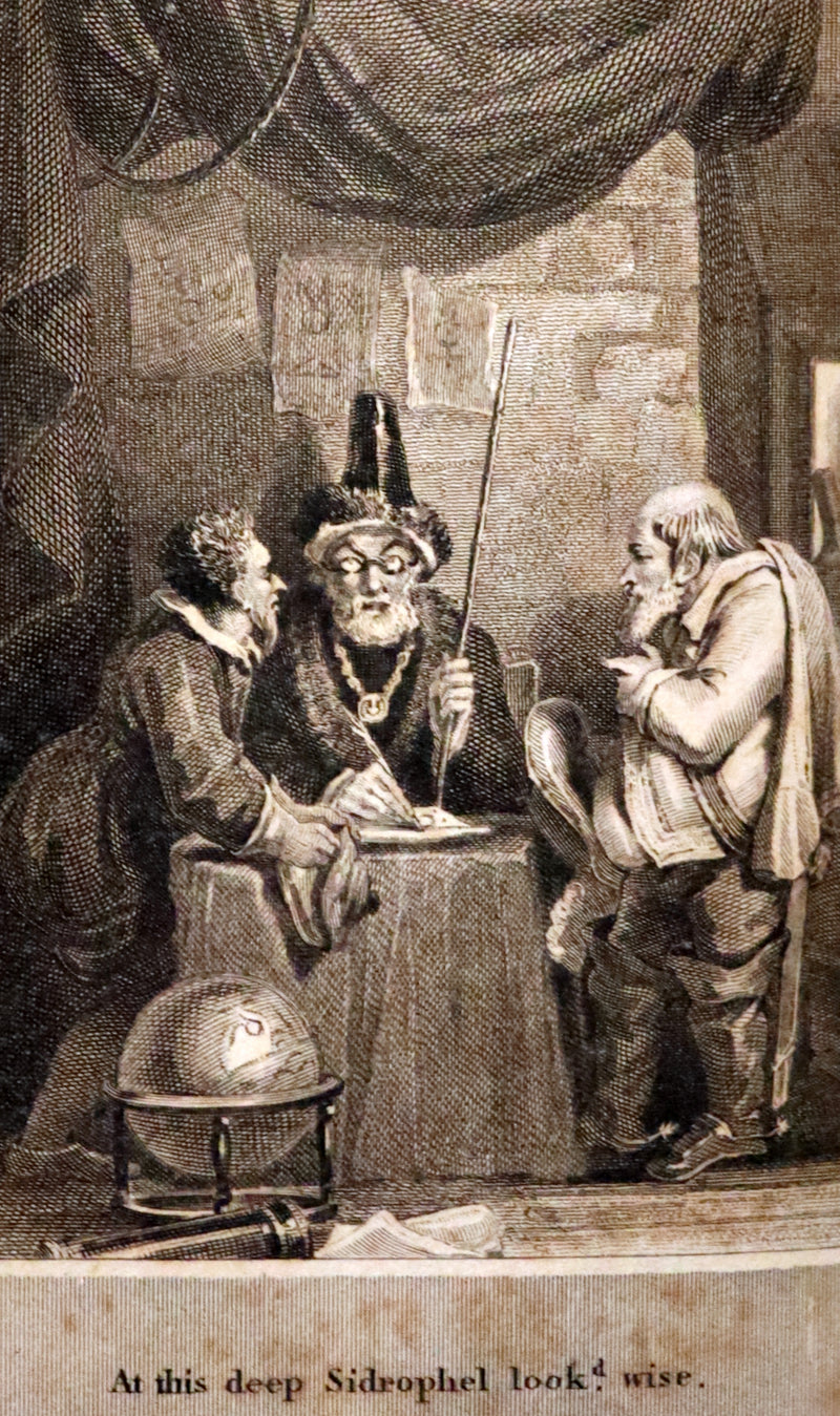 1817 Rare Knightly Adventures Book - HUDIBRAS, in Three Parts, written in the Time of the Late Wars by Samuel Butler.