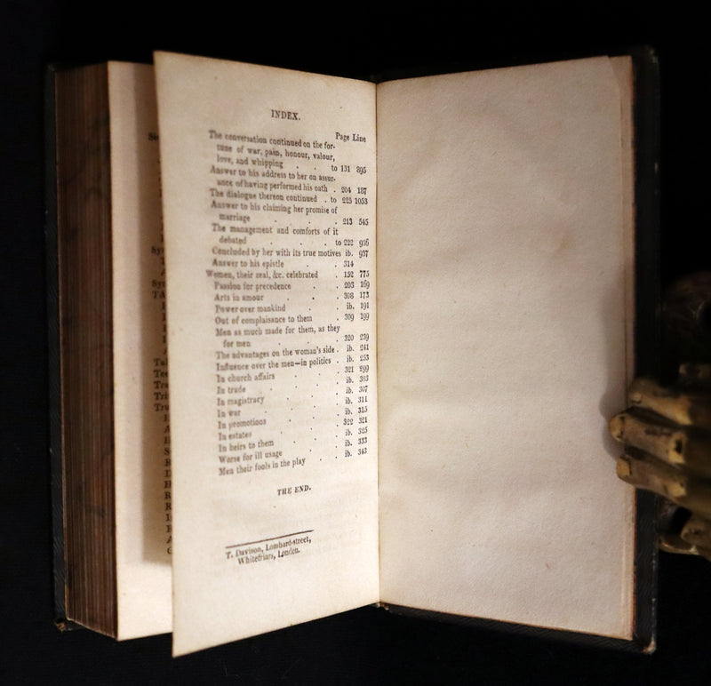 1817 Rare Knightly Adventures Book - HUDIBRAS, in Three Parts, written in the Time of the Late Wars by Samuel Butler.