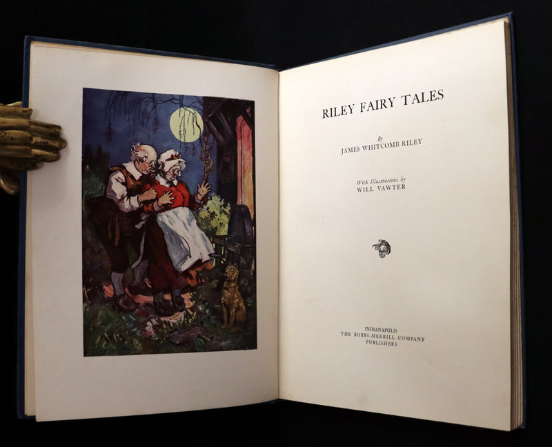 1923 Scarce First Edition - Riley FAIRY TALES illustrated by Will Vawter.