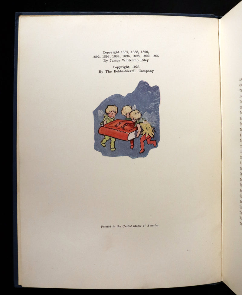 1923 Scarce First Edition - Riley FAIRY TALES illustrated by Will Vawter.