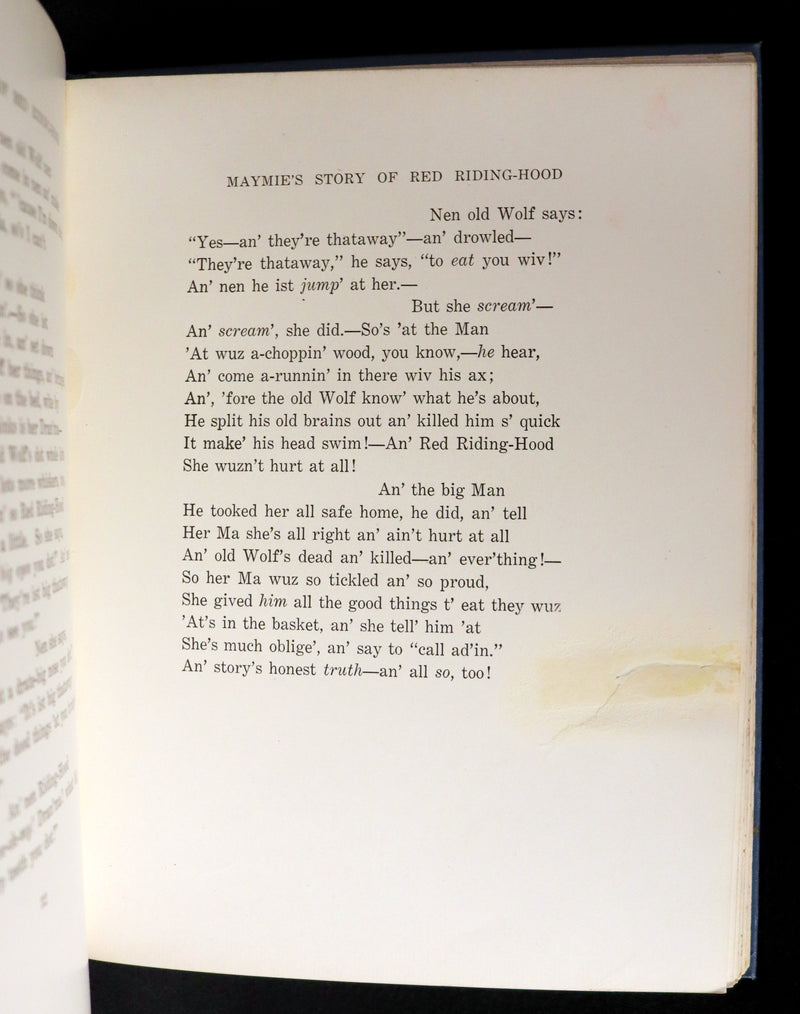1923 Scarce First Edition - Riley FAIRY TALES illustrated by Will Vawter.