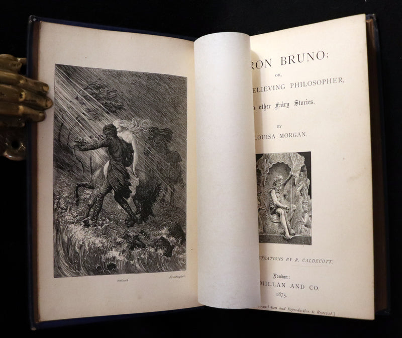 1875 Scarce First Edition - BARON BRUNO, or, The Unbelieving Philosopher and other Fairy Stories by Louisa Morgan.