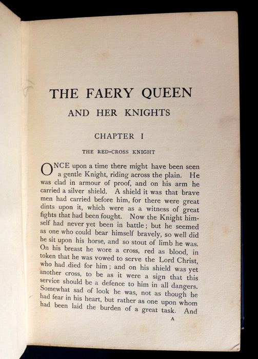 1910 Scarce Book ~ THE FAERY QUEEN and her Knights, Stories from Spencer By A. J. Church. Illustrated.