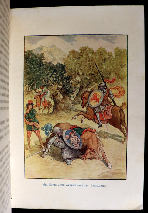 1910 Scarce Book ~ THE FAERY QUEEN and her Knights, Stories from Spencer By A. J. Church. Illustrated.