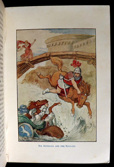 1910 Scarce Book ~ THE FAERY QUEEN and her Knights, Stories from Spencer By A. J. Church. Illustrated.