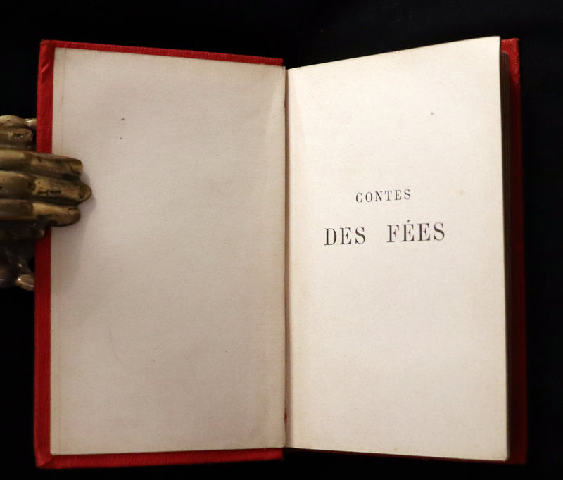 1865 Scarce illustrated French Book ~ Contes des Fees by Charles Perrault - Fairy Tales.