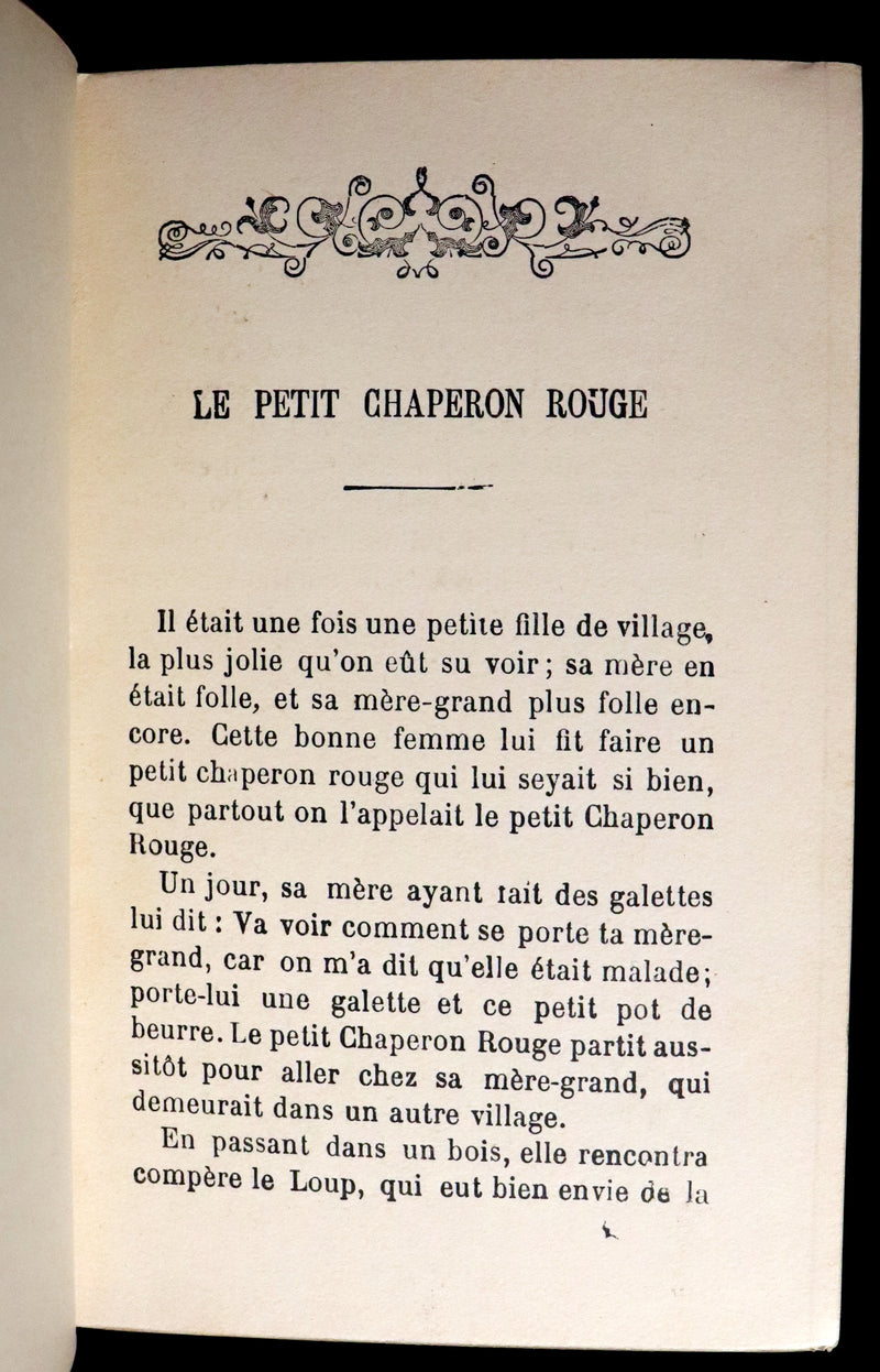1865 Scarce illustrated French Book ~ Contes des Fees by Charles Perrault - Fairy Tales.