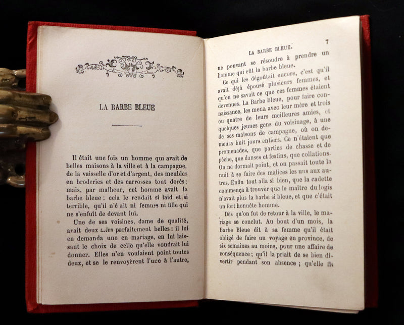 1865 Scarce illustrated French Book ~ Contes des Fees by Charles Perrault - Fairy Tales.