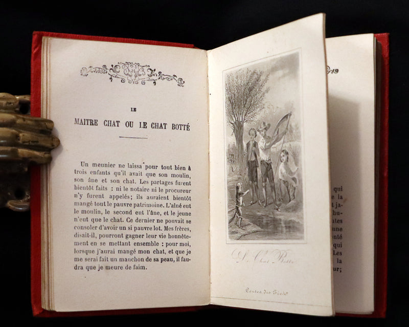 1865 Scarce illustrated French Book ~ Contes des Fees by Charles Perrault - Fairy Tales.