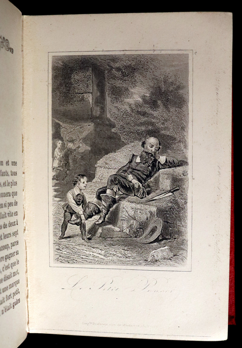 1865 Scarce illustrated French Book ~ Contes des Fees by Charles Perrault - Fairy Tales.