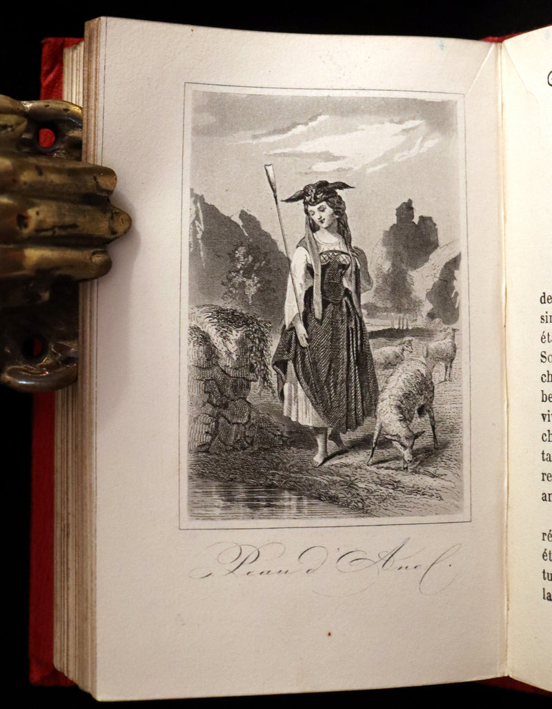 1865 Scarce illustrated French Book ~ Contes des Fees by Charles Perrault - Fairy Tales.