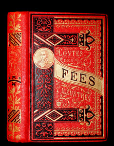1865 Scarce illustrated French Book ~ Contes des Fees by Charles Perrault - Fairy Tales.
