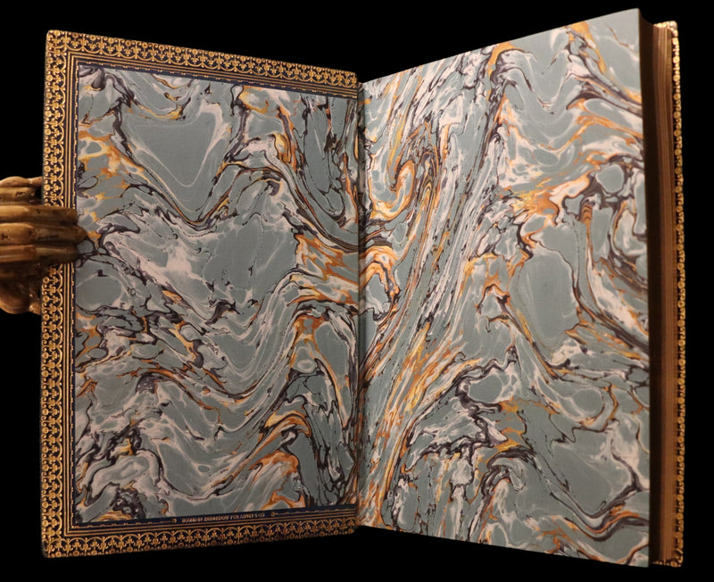 1898 Scarce Book bound by Zaehnsdorf for Asprey - MODERN ASTROLOGY - The Astrologers' Magazine by Alan Leo. Copy of Governor Charles Edison.