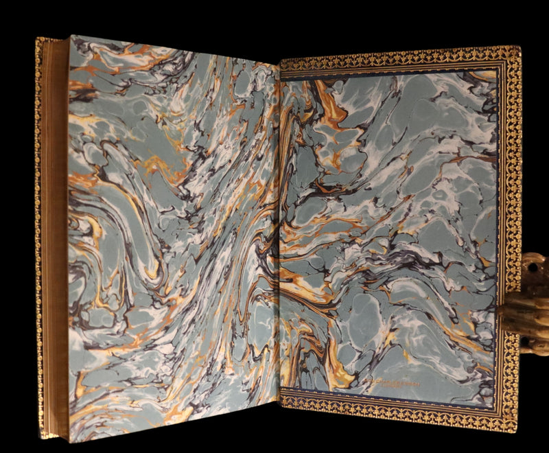 1898 Scarce Book bound by Zaehnsdorf for Asprey - MODERN ASTROLOGY - The Astrologers' Magazine by Alan Leo. Copy of Governor Charles Edison.